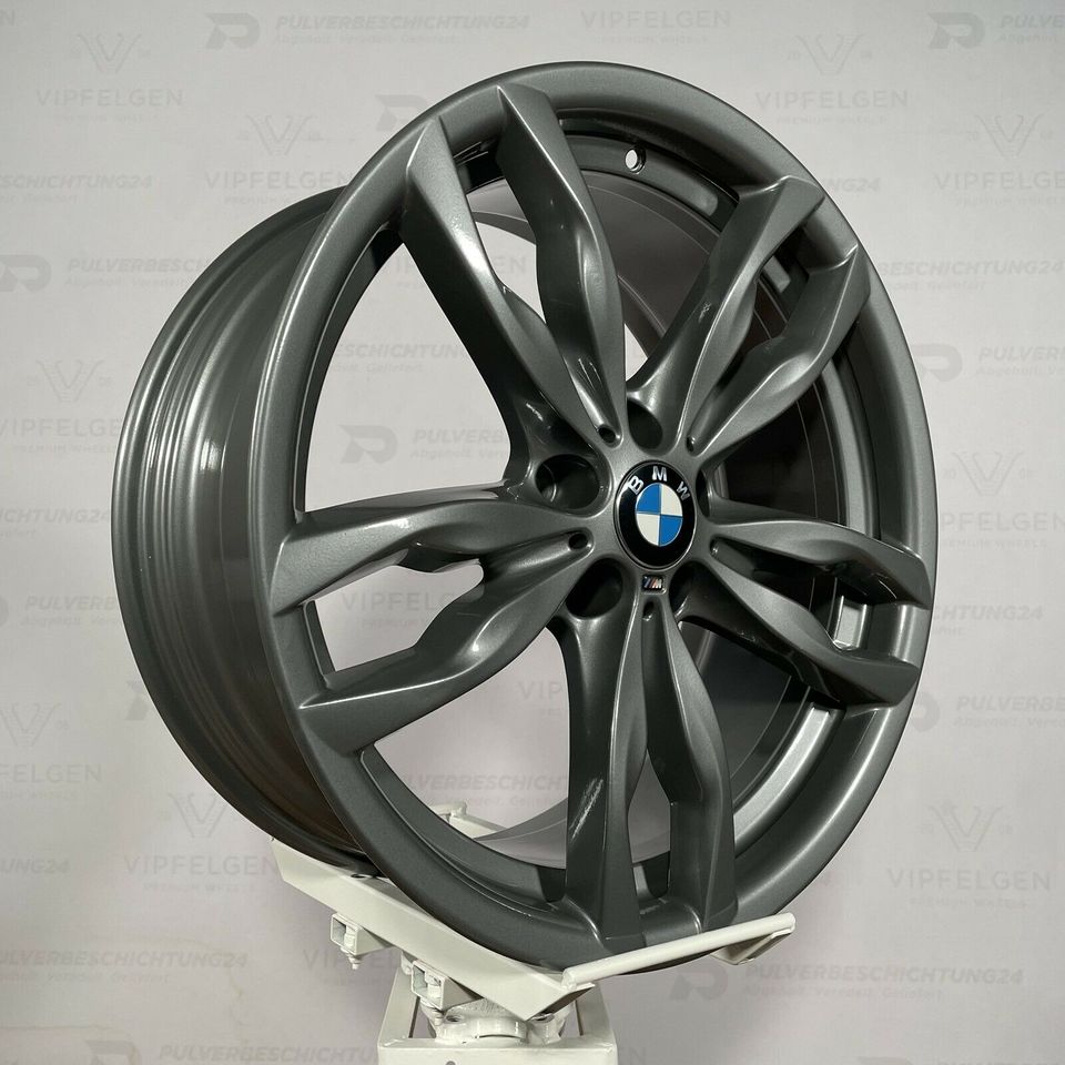 Originale 20 Zoll BMW Styling 434 M Doppelspeiche 5er F10 F11 Leichtmetallfelgen Alufelgen Felgen ferricgrey (weitere Farben möglich)