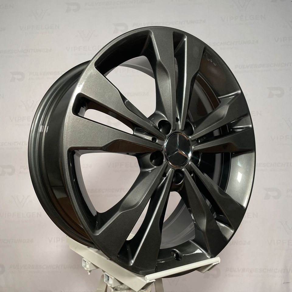Originale 18 Zoll Mercedes B-Klasse W246 Alufelgen Felgen Leichtmetallfelgen A2464010400 AB anthrazit(weitere Farben möglich) 