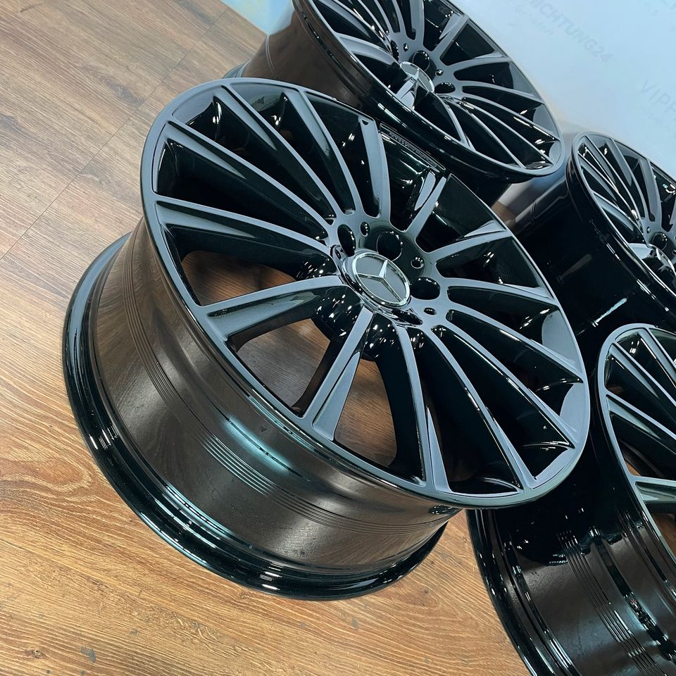 Originale 20 Zoll AMG Mercedes E-Klasse W213 S213 Alufelgen Felgen Leichtmetallfelgen schwarz glänzend (weitere Farben möglich)