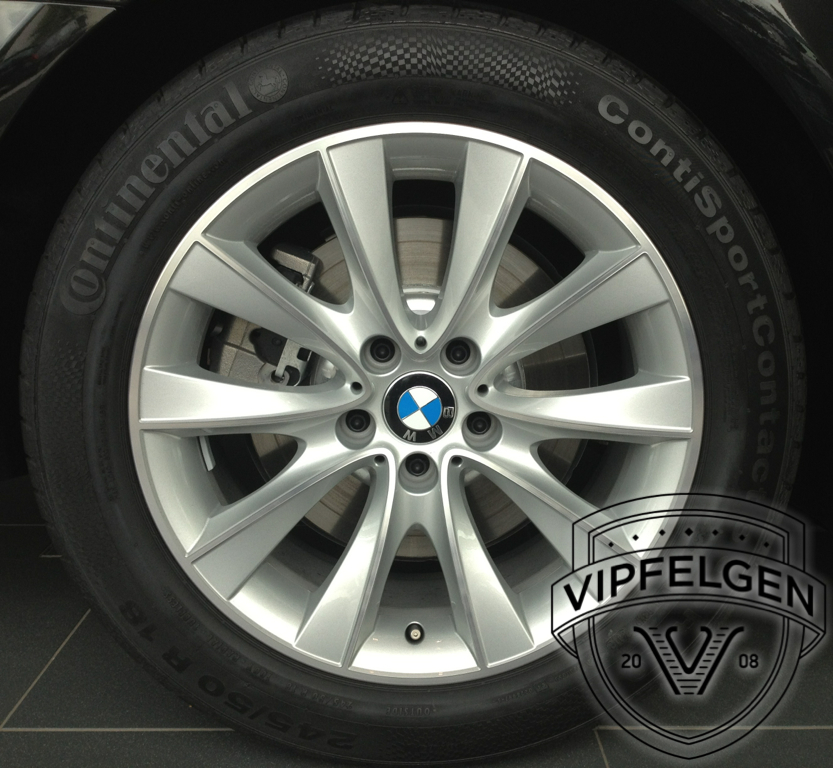 Satz 18" BMW Styling 425 V-Speiche 7er F01 F02 Sommerräder Kompletträder 