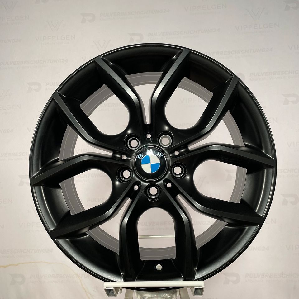 Originale 18 Zoll BMW X3 F25 Styling 308 Y-Speiche Alufelgen Leichtmetallfelgen Felgen schwarz matt (weitere Farben möglich)