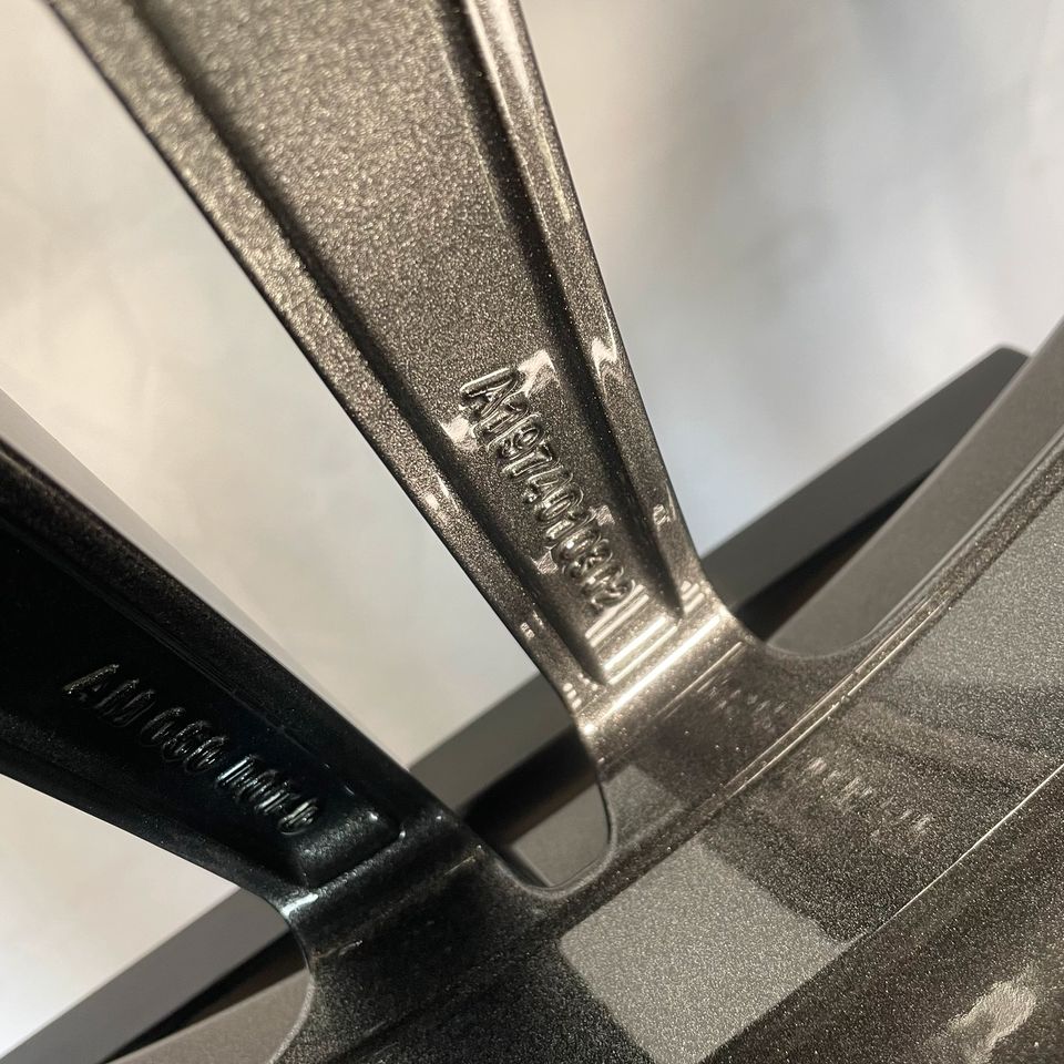 Originale 19/20 Zoll Mercedes SLS C197 R197 Alufelgen Felgen Leichtmetallfelgen anthrazit mit glanzgedrehter Front (weitere Farben möglich) 