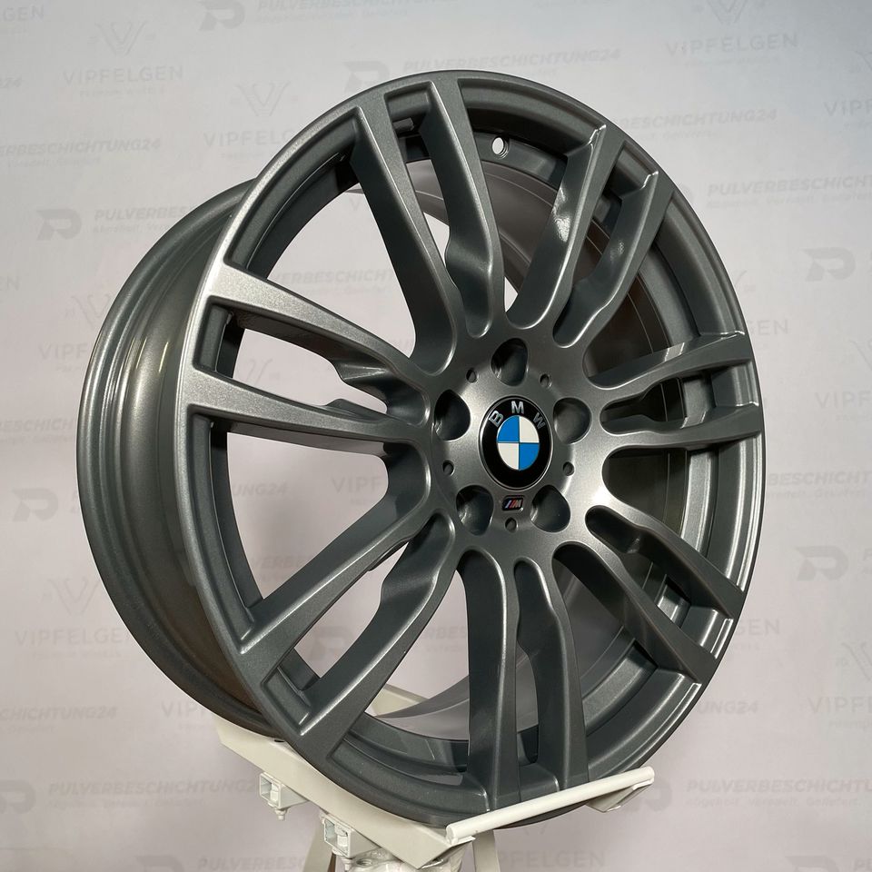 Originale 19 Zoll BMW 4er F32 F33 Styling M403 Sternspeiche Alufelgen Felgen Leichtmetallfelgen Himalaya grau (andere Farben möglich)