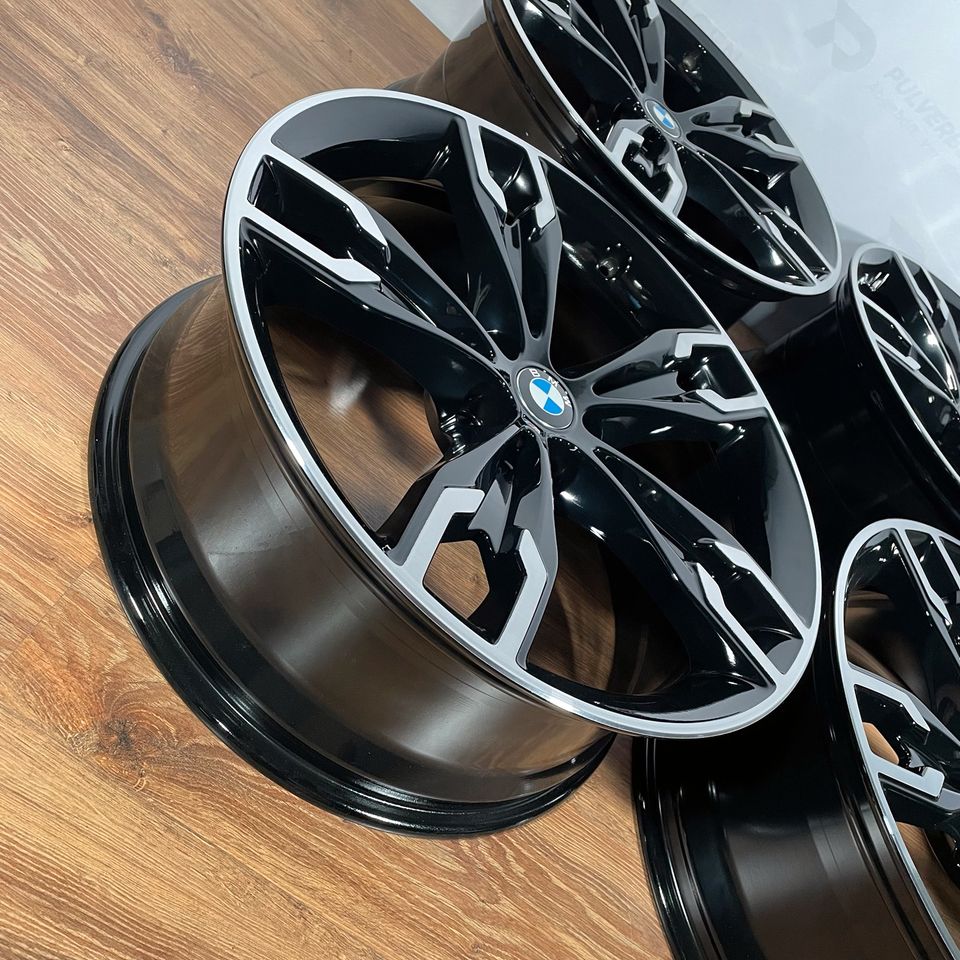 Комплект 21" BMW Styling 311 star spoke midnight chrome 7 Series F01 F02 легкосплавные диски Rims 