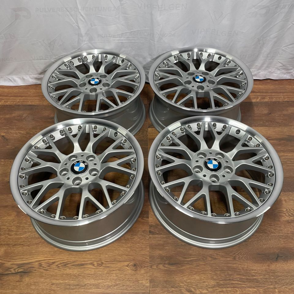 Originale 18 Zoll BMW Z4 E85 E86 Styling 78 Kreuzspeiche Alufelgen Felgen Leichtmetallfelgen silber mit glanzgedrehtem Bett (weitere Farben möglich)