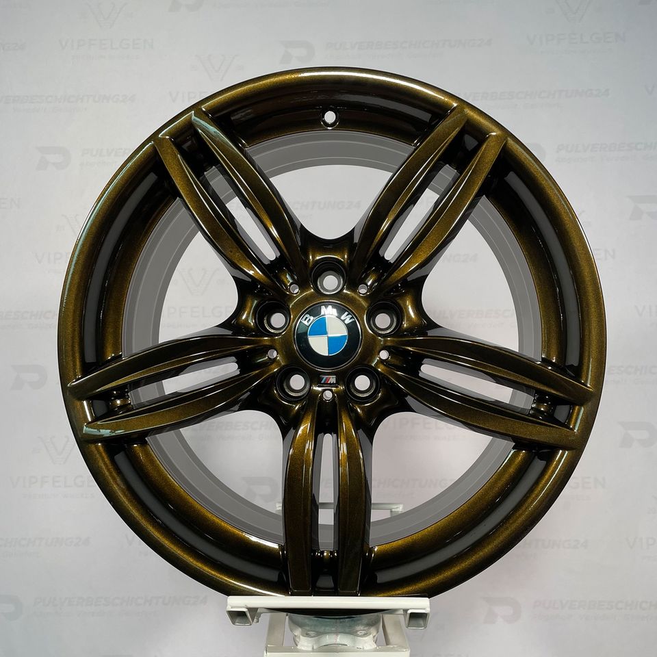 Originale 19 Zoll BMW 6er F12 F13 Styling M351 M-Paket Alufelgen Felgen Leichtmetallfelgen schwarz - bronze (weitere Farben möglich)