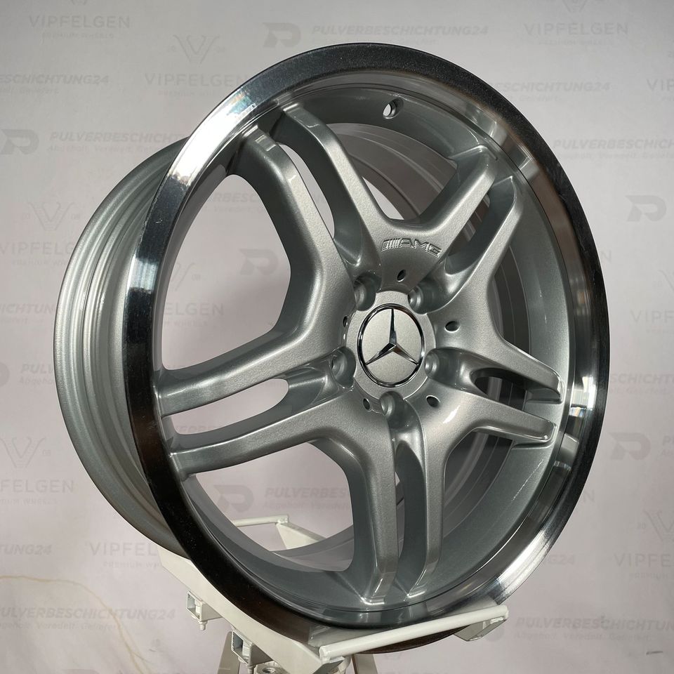 Originale 18 Zoll Mercedes SLK R171 AMG Styling 4 Alufelgen Felgen Leichtmetallfelgen silber glänzend (weitere Farben möglich)