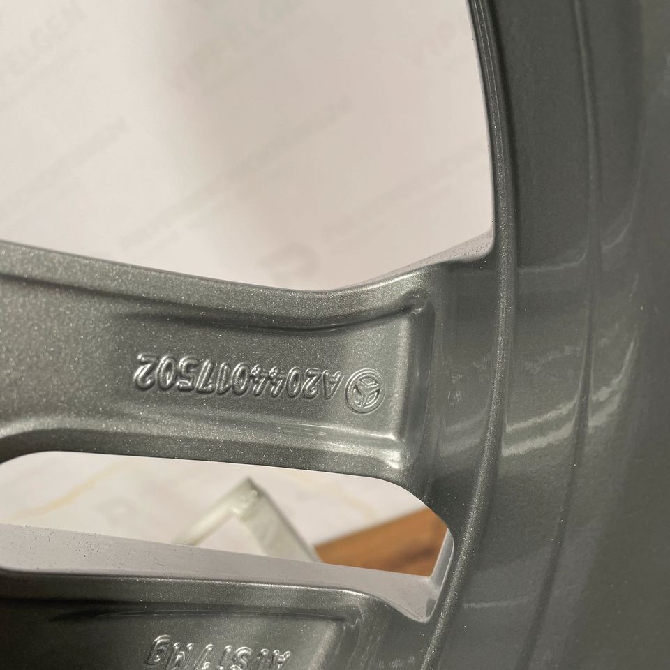 Originale 17 Zoll Mercedes C-Klasse W204 Alufelgen A2044017502 Felgen Leichtmetallfelgen silber glänzend (weitere Farben möglich) 