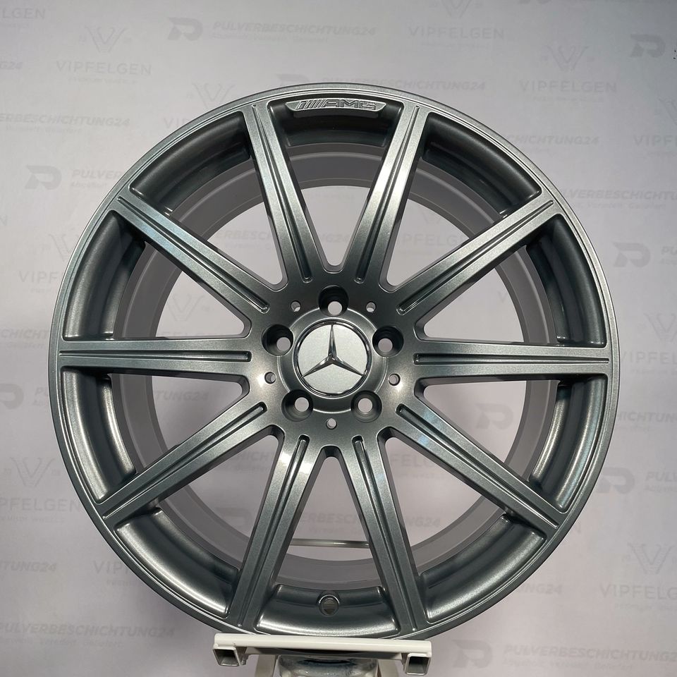 Originale 19 Zoll Mercedes E-Klasse W212 E63 AMG Alufelgen Felgen Leichtmetallfelgen anthrazit matt (weitere Farben möglich) 