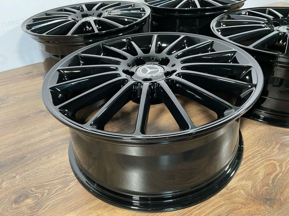Originale 19 Zoll Mercedes C-Klasse W204 C63 AMG Performance Alufelgen Felgen Leichtmetallfelgen schwarz glänzend (weitere Farben möglich)