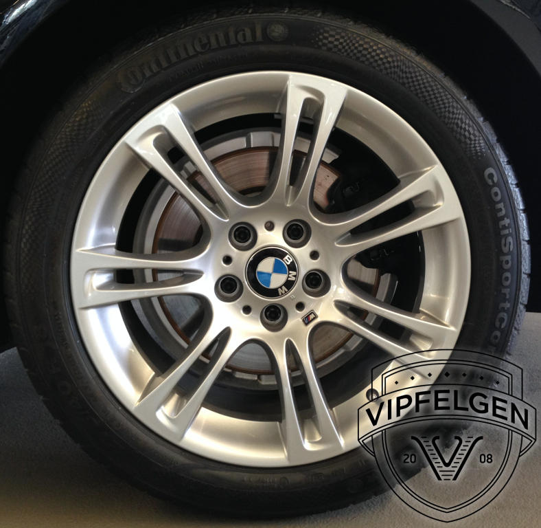 Satz 18" BMW Styling 350 M Doppelspeiche 5er F10 F11 Sommerräder Kompletträder 