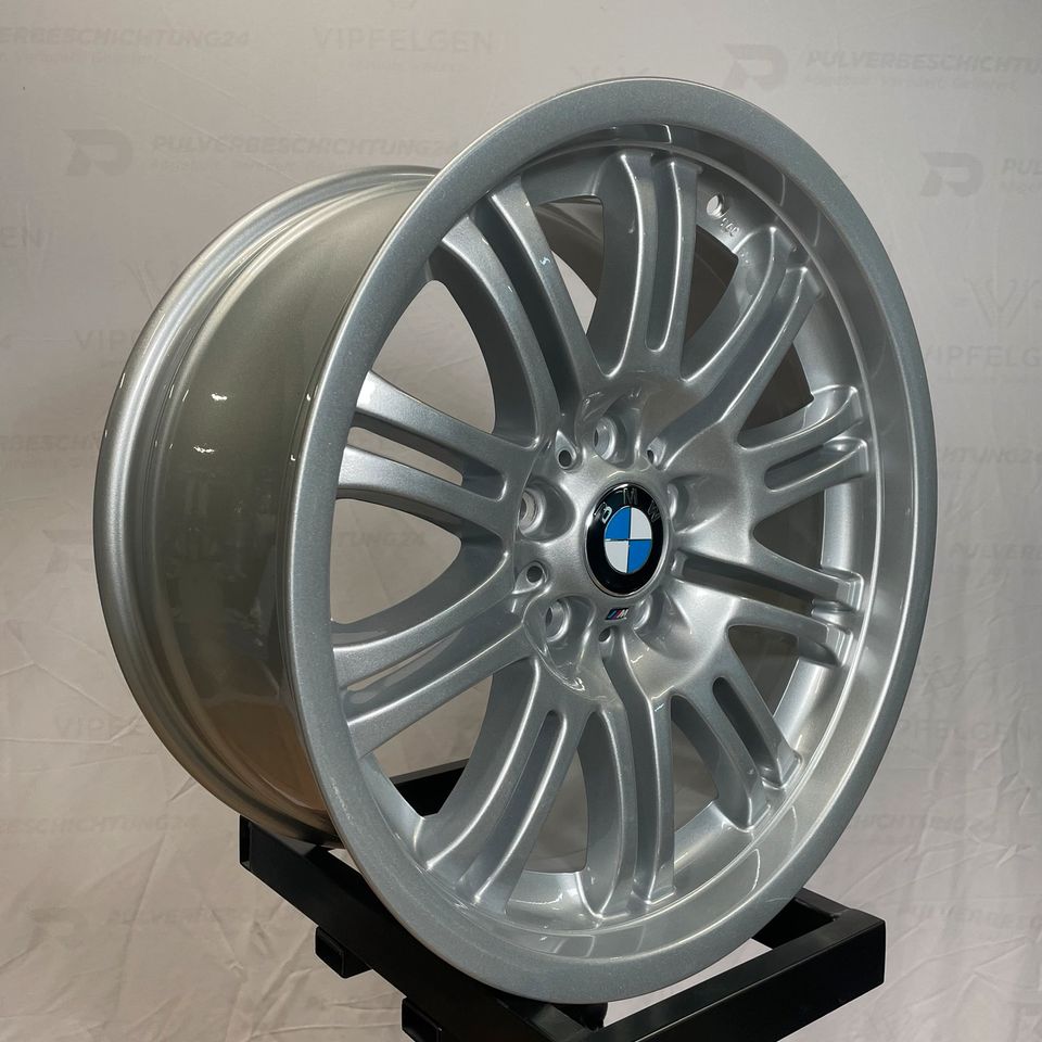 Originale 18 Zoll BMW M3 E46 Styling M67 Doppelspeiche Alufelgen Felgen Leichtmetallfelgen silber (weitere Farben möglich)