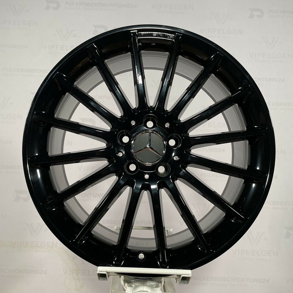 Originale 19 Zoll AMG Mercedes A-Klasse A45 W176 Alufelgen Felgen Leichtmetallfelgen schwarz glänzend (weitere Farben möglich)