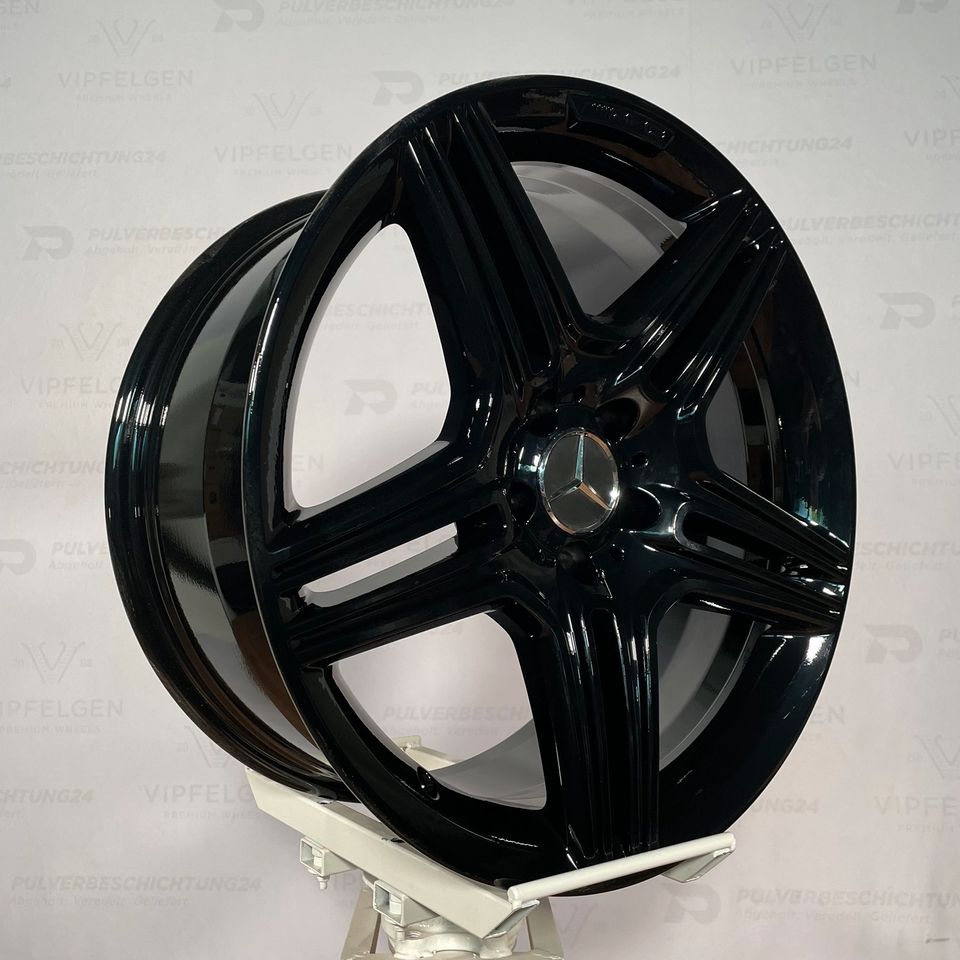 Originale 19 Zoll AMG Mercedes SL R231 W231 SL63 SL65 Alufelgen Felgen Leichtmetallfelgen schwarz glänzend (weitere Farben möglich)