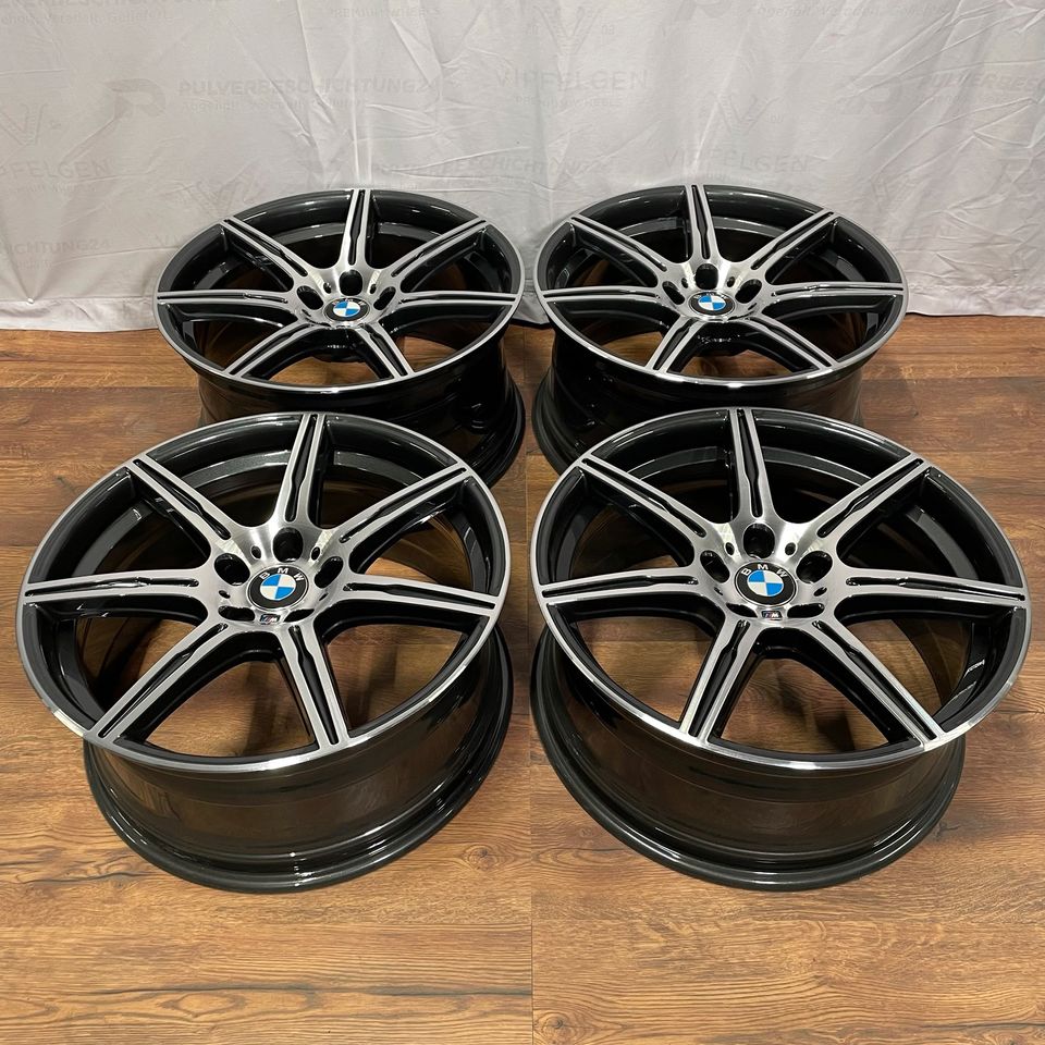 Originale 20 Zoll BMW M6 F06 F12 F13 M601 Competition Alufelgen Felgen Leichtmetallfelgen mit glanzgedrehter Front (weitere Farben möglich)