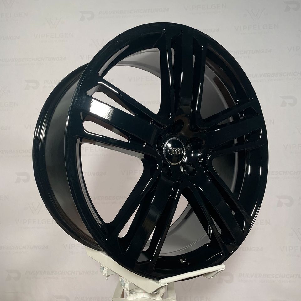 Originale 18 Zoll Audi A3 S3 8V Alufelgen 5x112 8V0601025AP Leichtmetallfelgen Felgen schwarz glänzend (weitere Farben möglich)