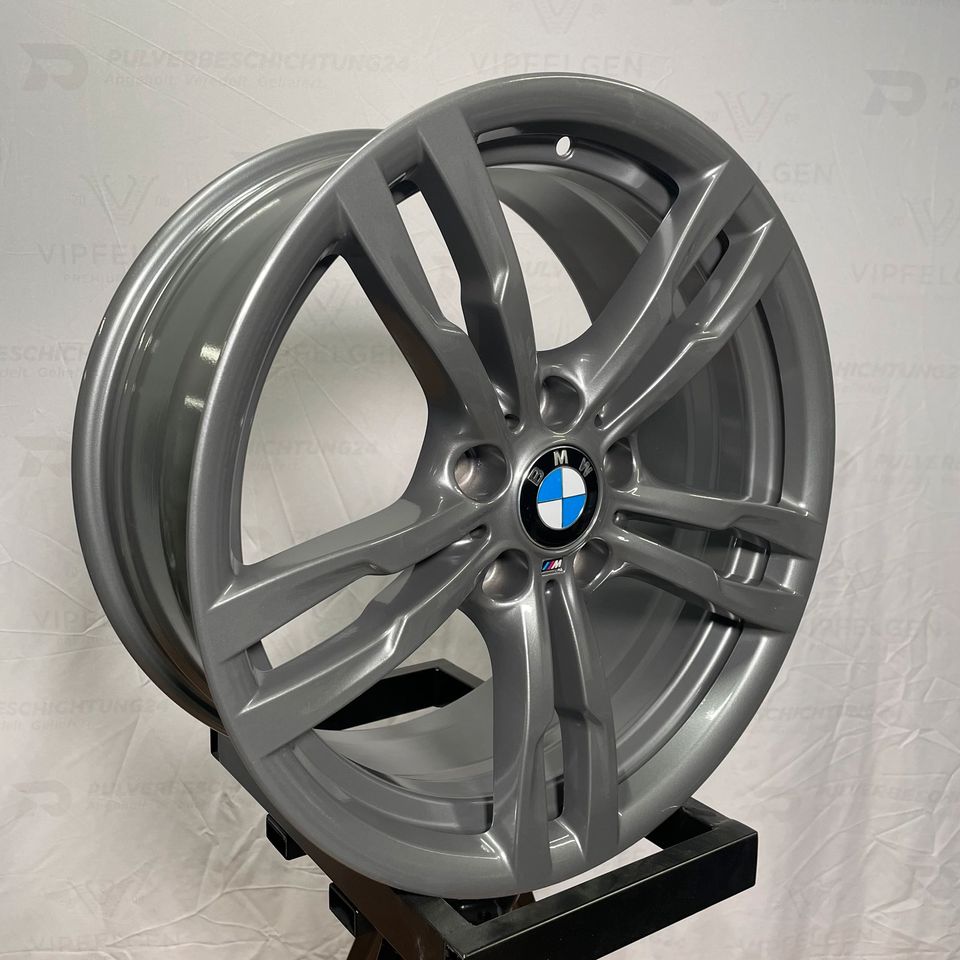 Originale 18 Zoll BMW 3er F30 4er F32 Styling M441 Alufelgen Leichtmetallfelgen Felgen ferric grey (weitere Farben möglich)