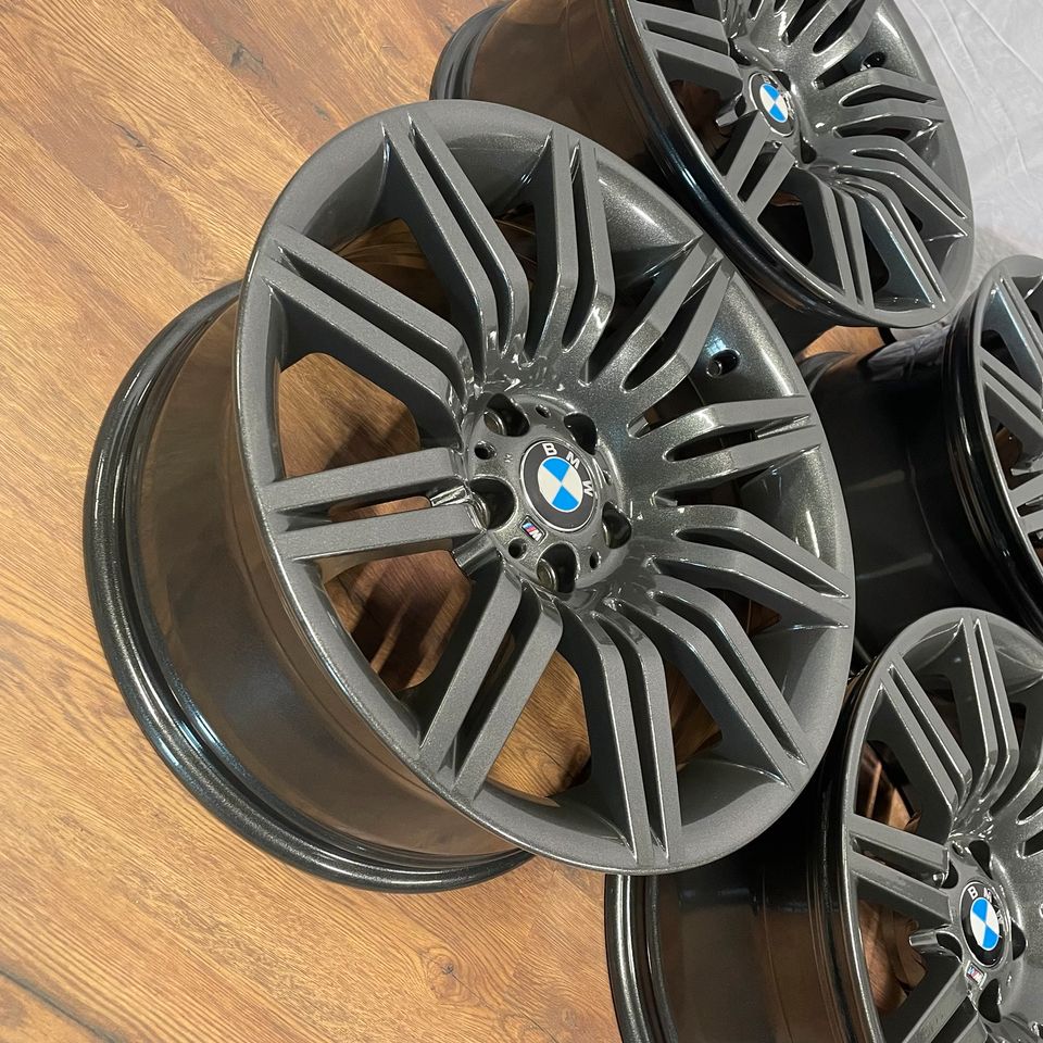 Originale 19 Zoll BMW 5er E60 Styling M172 M-Paket Alufelgen Felgen Leichtmetallfelgen in der Farbe sparkling iron dark (weitere Farben möglich)