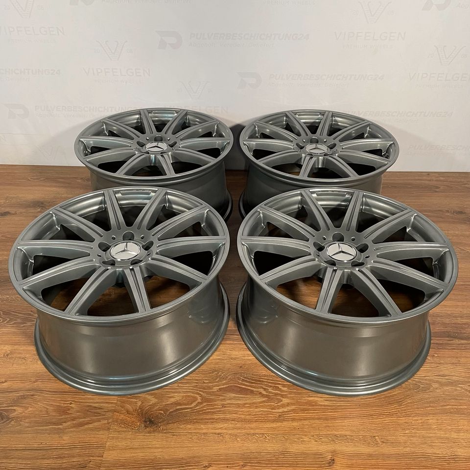 Originale 19 Zoll Mercedes E-Klasse W212 E63 AMG Alufelgen Felgen Leichtmetallfelgen anthrazit matt (weitere Farben möglich) 