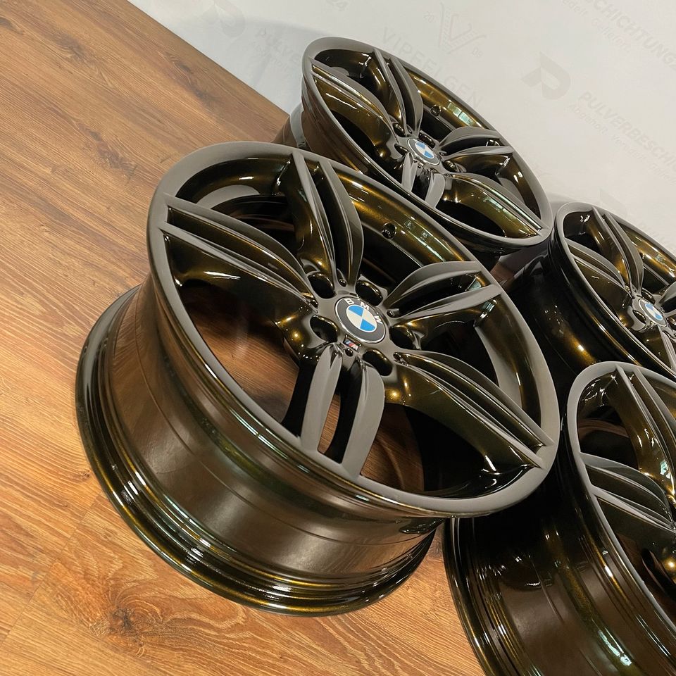 Originale 19 Zoll BMW 5er F11 Styling M351 M-Paket Alufelgen Felgen Leichtmetallfelgen schwarz - bronze (weitere Farben möglich)