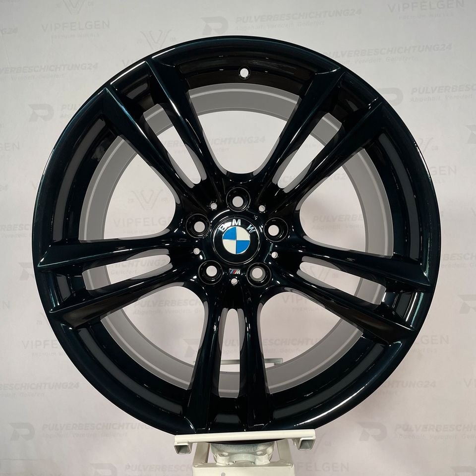 Originale 20 Zoll BMW 7er F01 F02 Styling M303 M-Paket Alufelgen Felgen Leichtmetallfelgen schwarz glänzend (weitere Farben möglich)