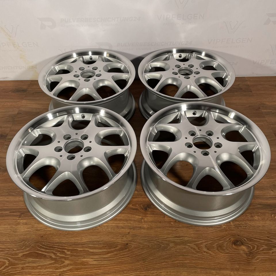 Originale 17 Zoll Brabus Monoblock V 7,25J x 17 ET54 Alufelgen Felgen Leichtmetallfelgen silber mit glanzgedrehter Front (weitere Farben möglich)