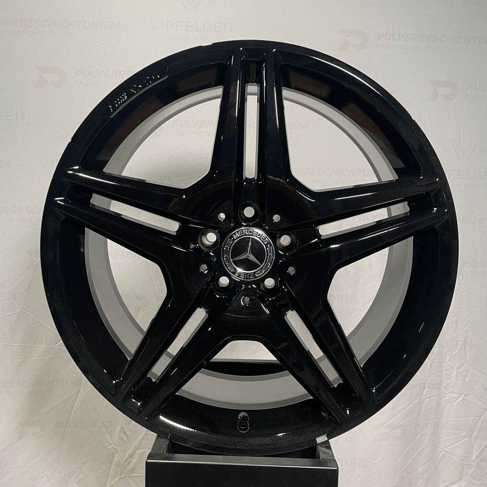 Originale 20 Zoll Mercedes S-Klasse W221 Alufelgen Felgen Leichtmetallfelgen schwarz glänzend (weitere Farben möglich)
