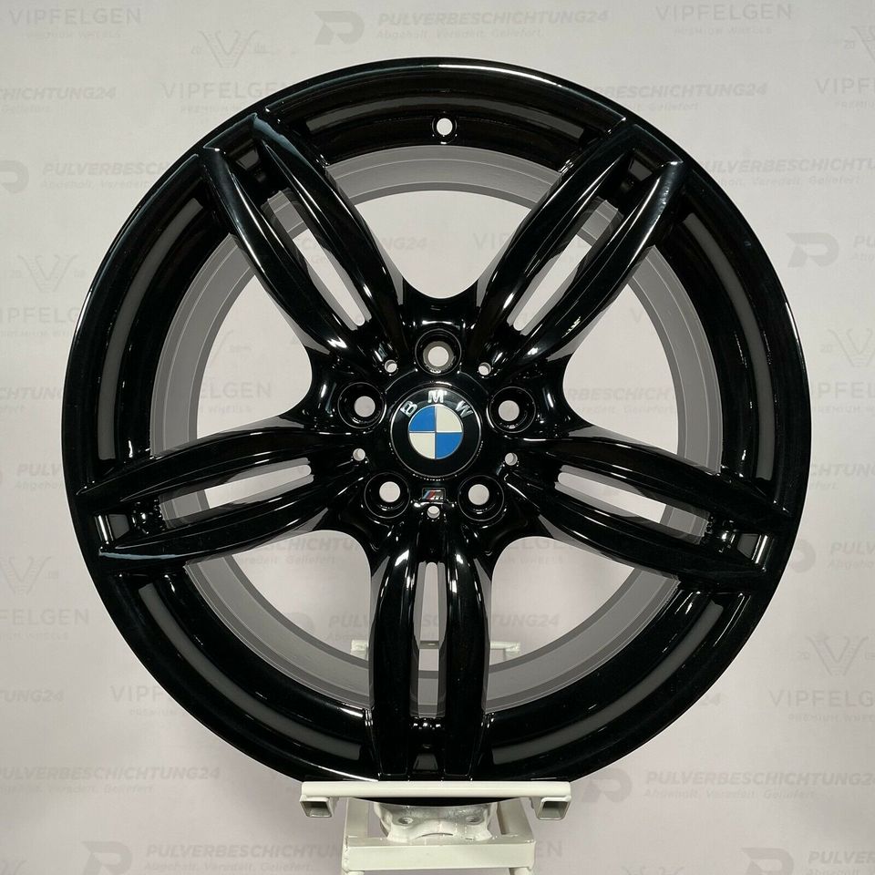 Originale 19 Zoll BMW 6er F12 F13 Styling M351 M-Paket Alufelgen Felgen Leichtmetallfelgen schwarz glänzend (weitere Farben möglich) 