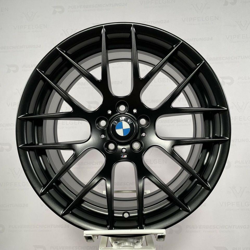 Originale 19 Zoll BMW 1er M E82 Coupe M1 Styling M359 Alufelgen Felgen Leichtmetallfelgen schwarz matt (weitere Farben möglich)