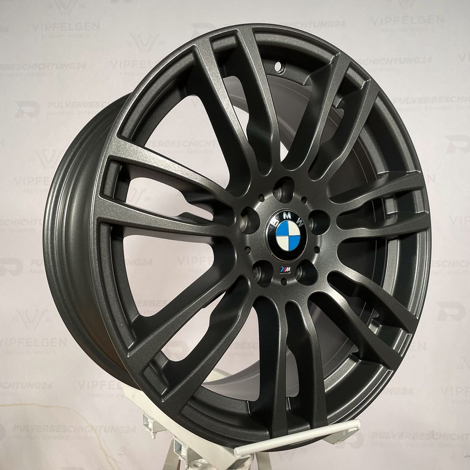 Originale 19 Zoll BMW 3er F30 F31 Styling M403 Sternspeiche Alufelgen Leichtmetallfelgen Felgen Sparkling Iron Dark matt (weitere Farben möglich)