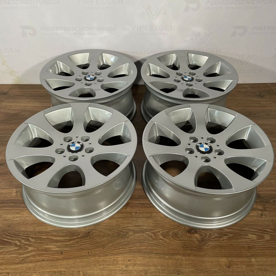 Originale 18Zoll BMW 3er E90 E92 Style 162 Ellipsoidspeiche Alufelgen Felgen Leichtmetallfelgen silber (weitere Farben möglich)