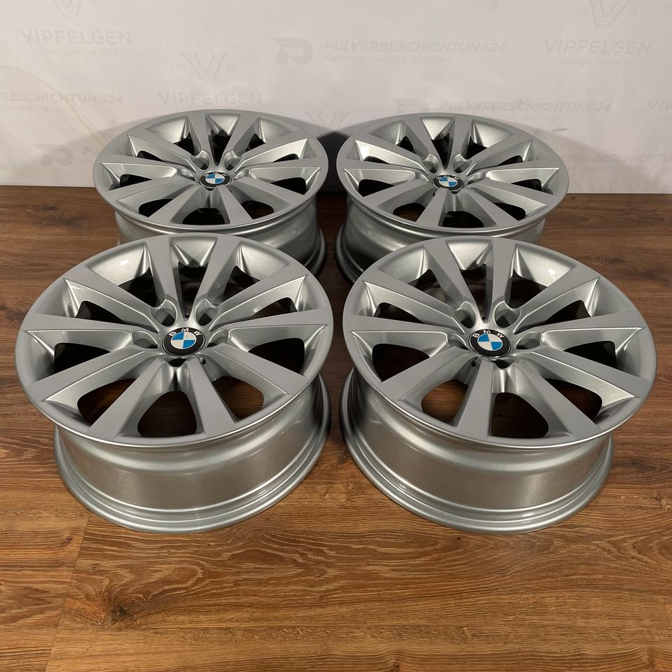 Originale 18 Zoll BMW 5er F10 Styling 328 V-Speiche Alufelgen Leichtmetallfelgen Felgen silber glänzend (weitere Farben möglich)