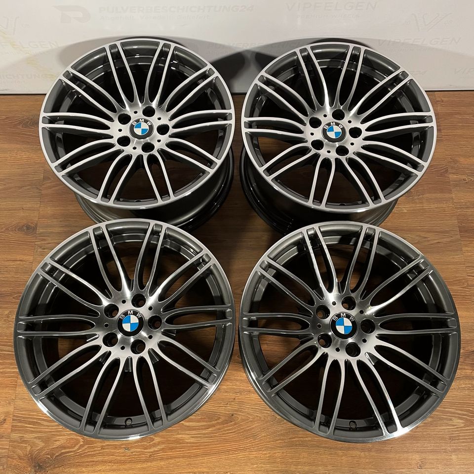 Originale 19 Zoll BMW 5er E60 Styling 269 Performance Alufelgen Felgen Leichtmetallfelgen anthrazit mit glanzgedrehter Front (weitere Farben möglich) Kopie