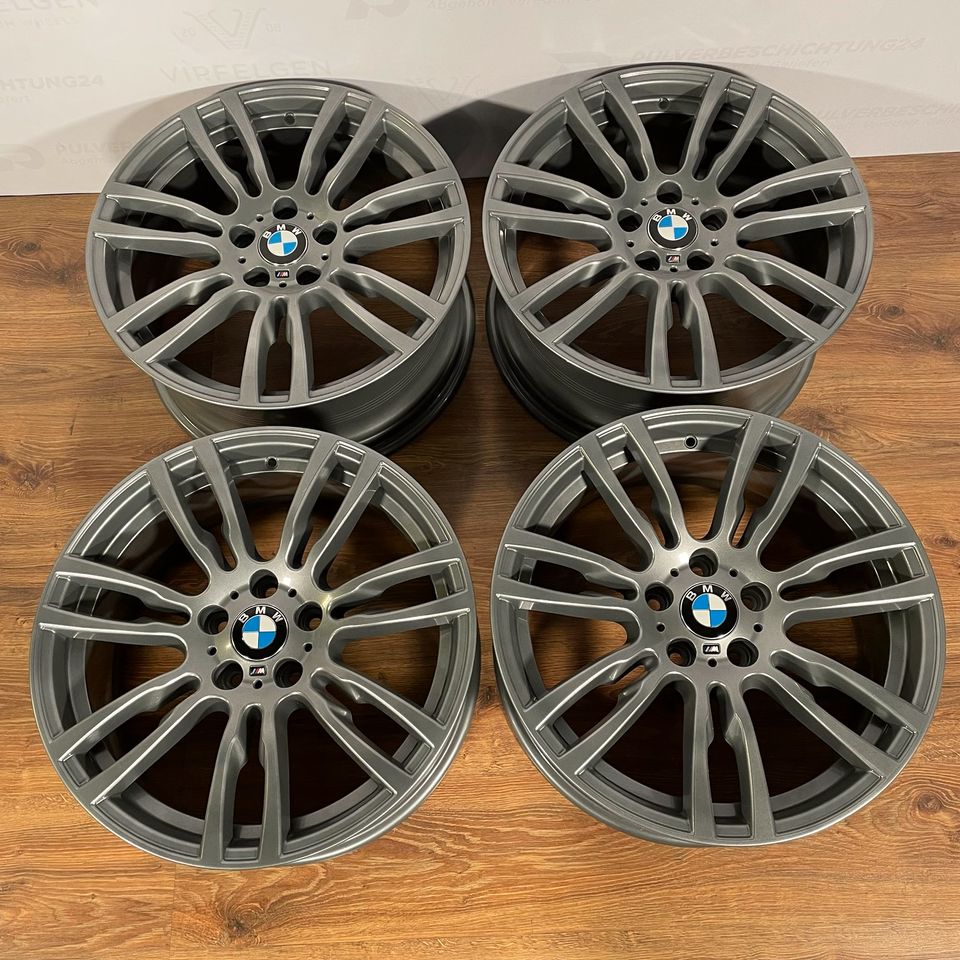 Originale 19 Zoll BMW 4er F32 F33 Styling M403 Sternspeiche Alufelgen Felgen Leichtmetallfelgen Himalaya grau (andere Farben möglich)