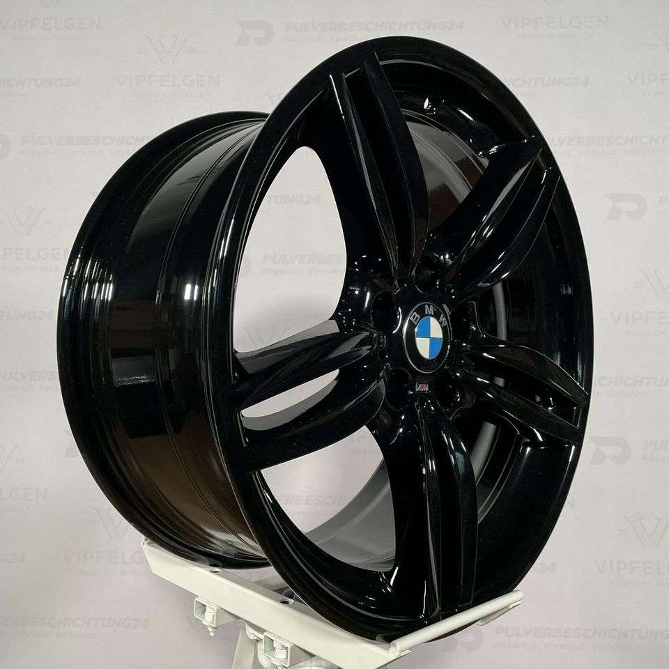 Originale 19 Zoll BMW 5er F10 Styling M351 M-Paket Alufelgen Felgen Leichtmetallfelgen schwarz glänzend (weitere Farben möglich)