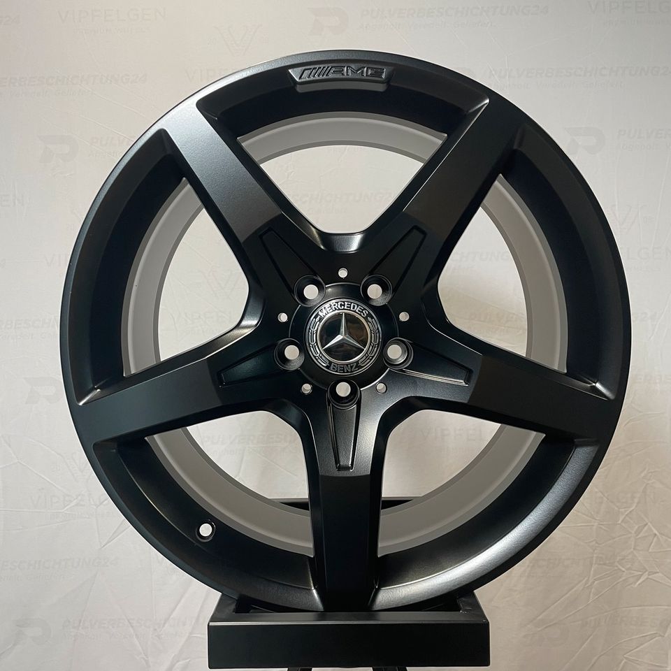 Originale 19 Zoll AMG Mercedes SL R231 W231 Alufelgen schwarz Alufelgen Felgen Leichtmetallfelgen schwarz matt (weitere Farben möglich) 