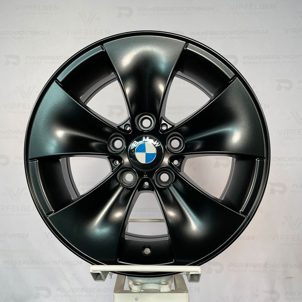 Originale 16 Zoll BMW 3er E90 E91 E92 E93 Styling 155 Alufelgen Felgen Leichtmetallfelgen Schwarz matt (weitere Farben möglich)