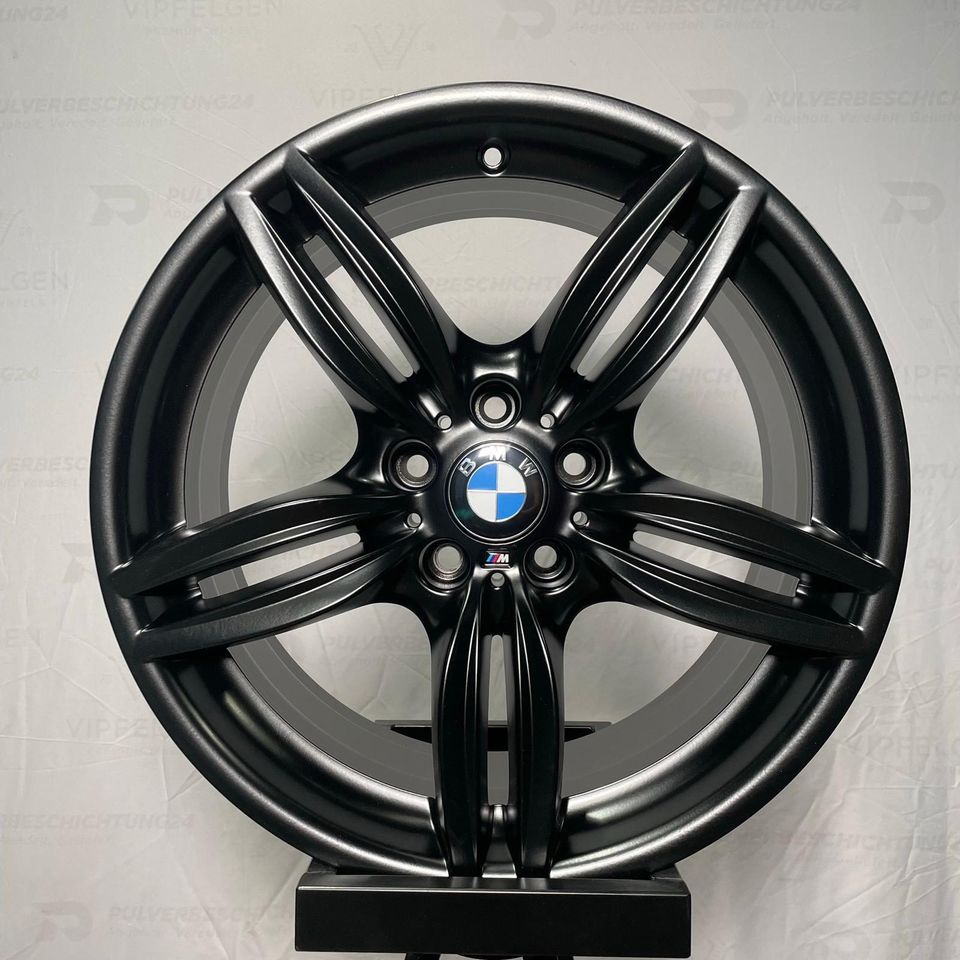 Originale 19 Zoll BMW 5er F10 Styling M351 M-Paket Alufelgen Felgen Leichtmetallfelgen schwarz matt (weitere Farben möglich)