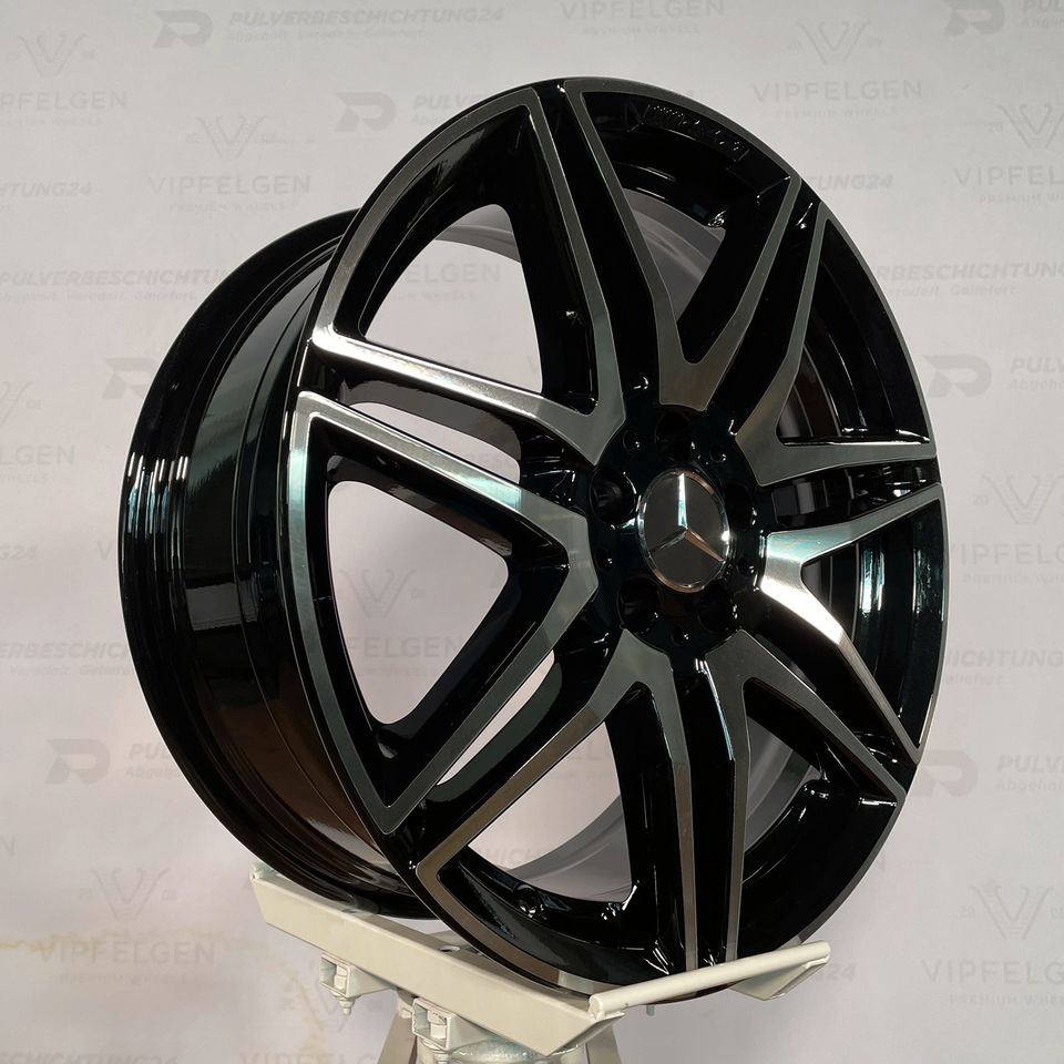 Originale 19 Zoll AMG Mercedes V-Klasse W447 Vito Viano Alufelgen Felgen Leichtmetallfelgen schwarz glanzgedreht (weitere Farben möglich)