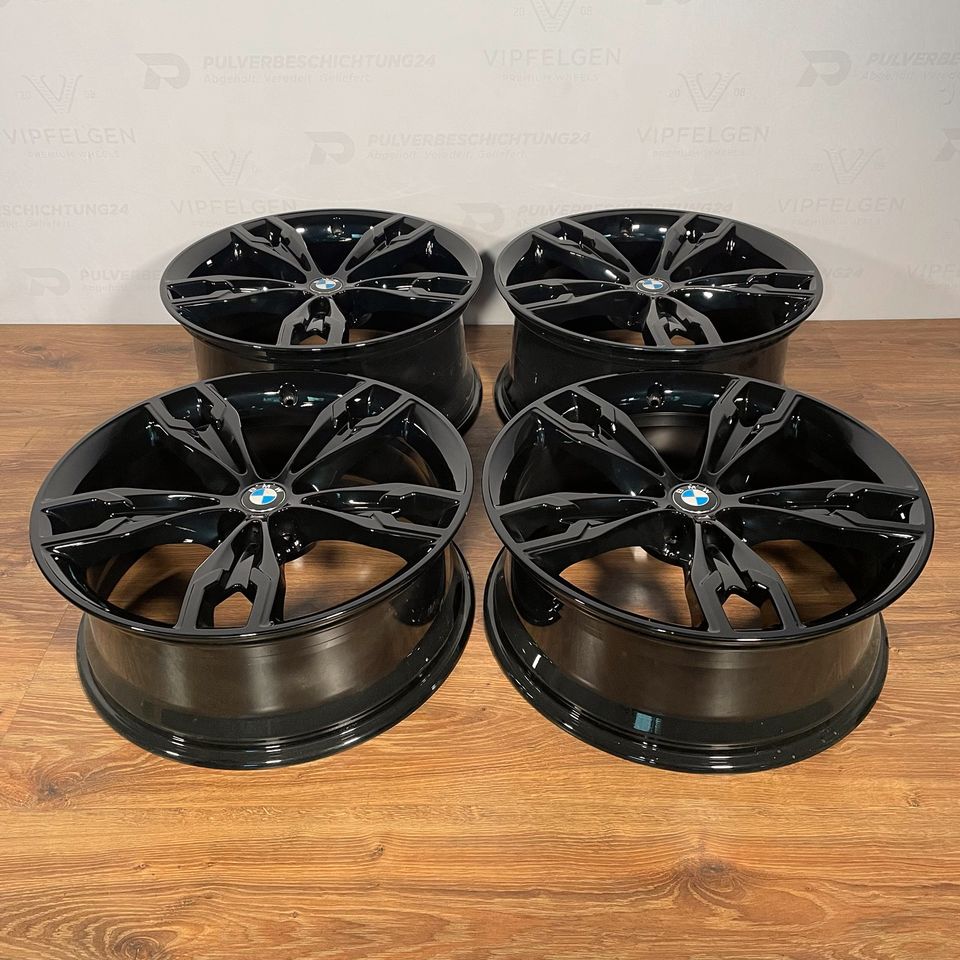 Комплект 21" BMW Styling 311 star spoke midnight chrome 7 Series F01 F02 легкосплавные диски Rims 