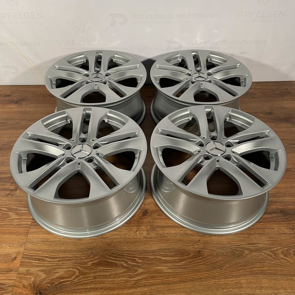 Originale 17 Zoll Mercedes C-Klasse W204 Alufelgen A2044017502 Felgen Leichtmetallfelgen silber glänzend (weitere Farben möglich) 