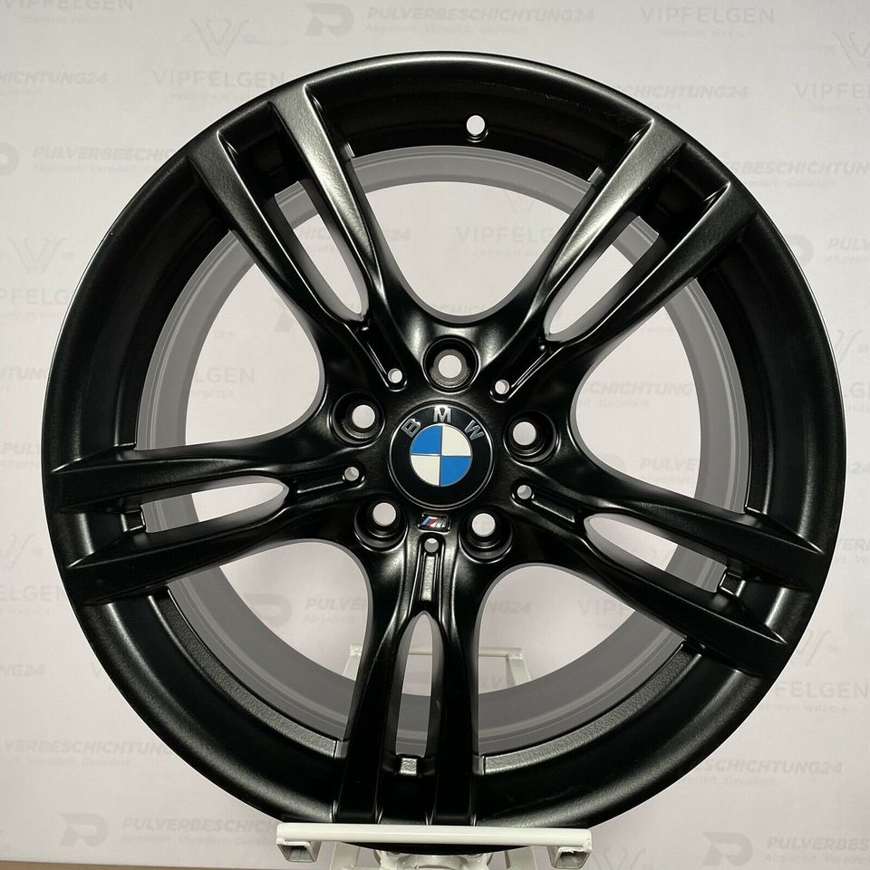 Originale 18 Zoll BMW 3er F30 4er F32 Styling M400 Alufelgen Felgen Leichtmetallfelgen schwarz matt (weitere Farben möglich)