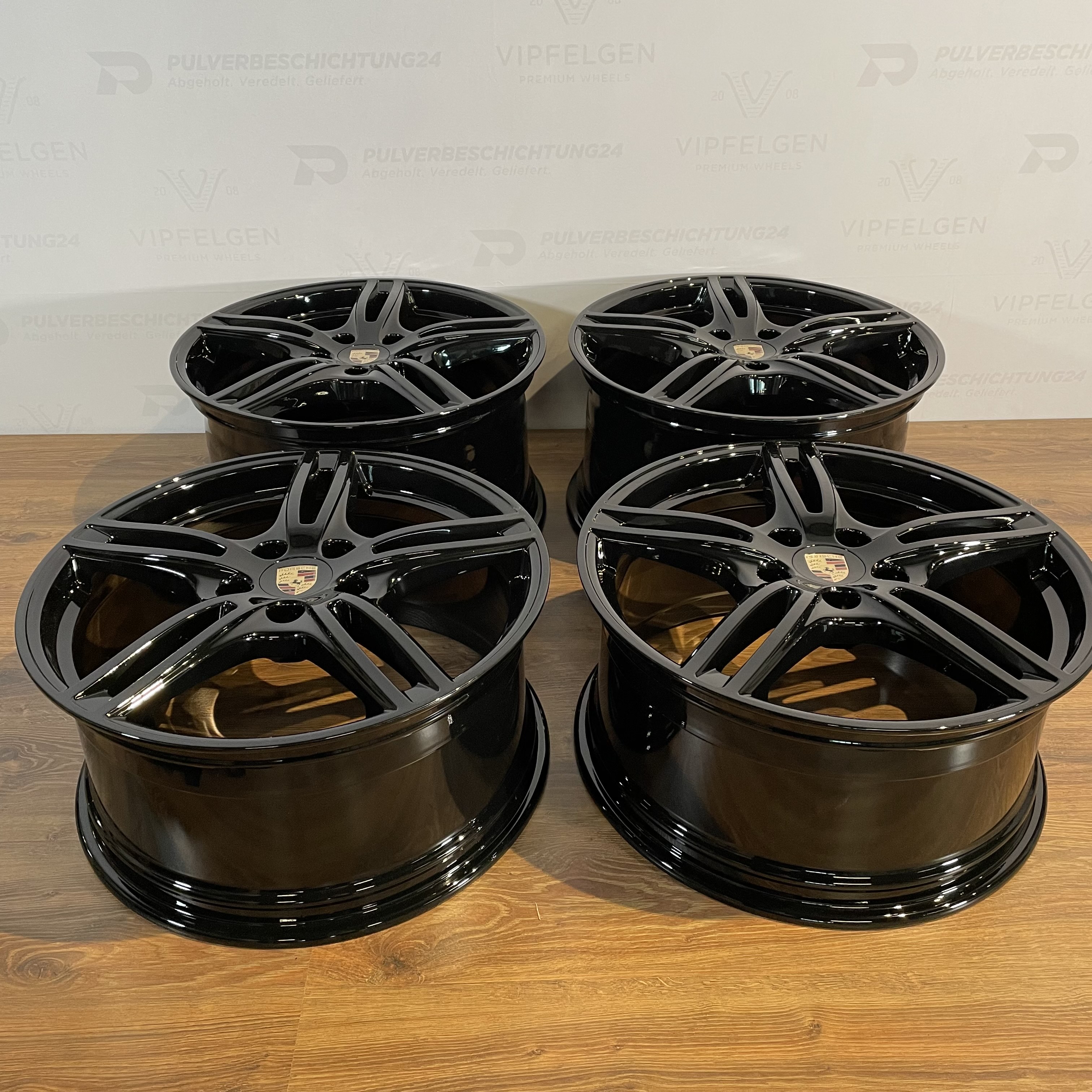 originale 20" Porsche "Panamera Turbo Rad schwarz" Panamera 971 Alufelgen Felgen siehe mögl. Farbe