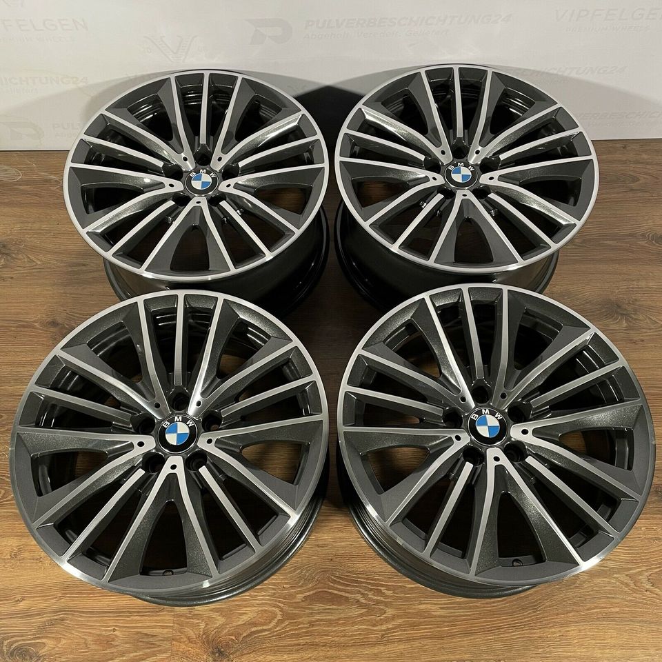 Originale 19 Zoll BMW 5er F10 Styling 332 W-Speiche Alufelgen Felgen Leichtmetallfelgen (weitere Farben möglich)