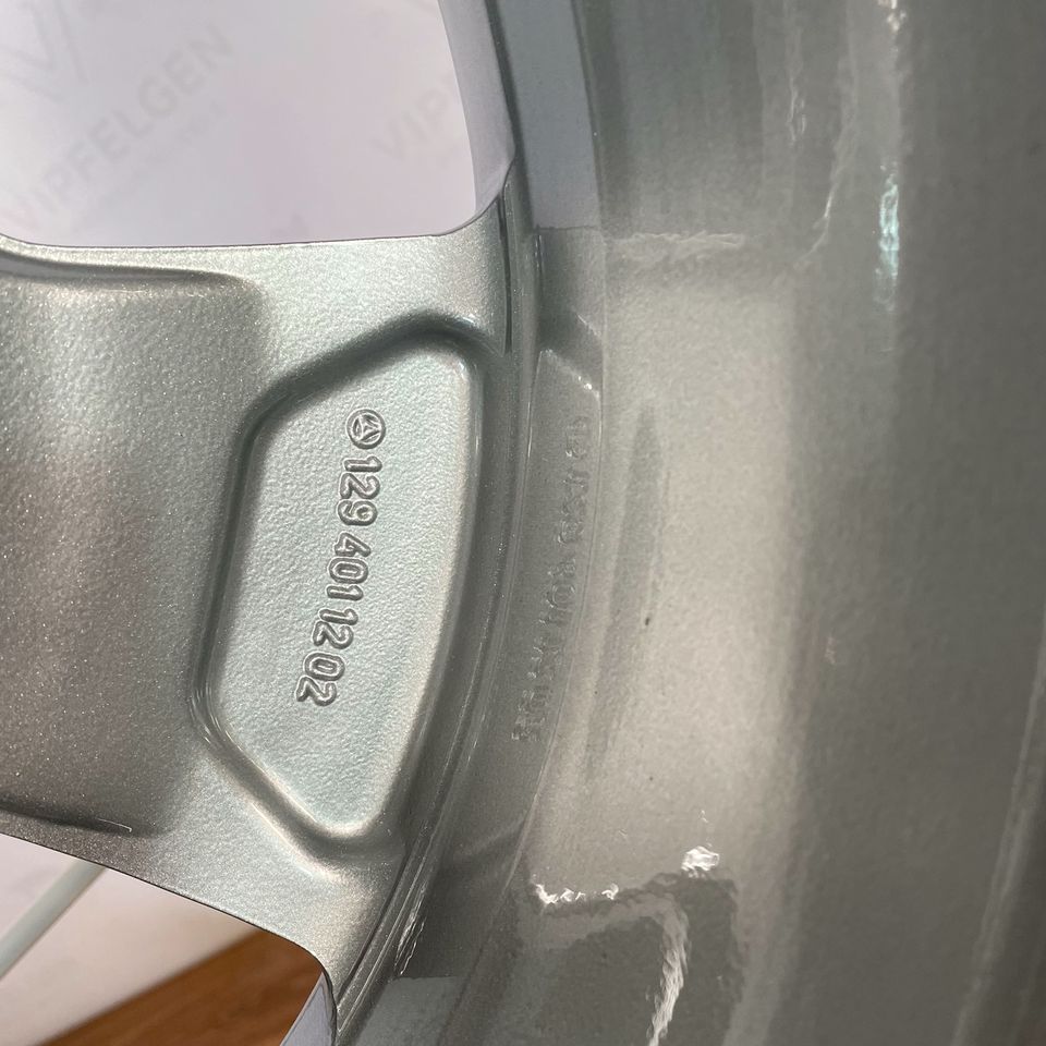 Originale 17 Zoll Mercedes SL R129 Albali Alufelgen Felgen Leichtmetallfelgen silber glanzgedreht (weitere Farben möglich)