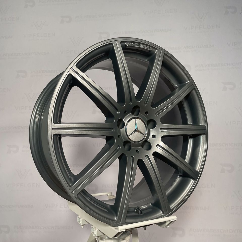 Originale 19 Zoll Mercedes E-Klasse W212 E63 AMG Alufelgen Felgen Leichtmetallfelgen anthrazit matt (weitere Farben möglich) 