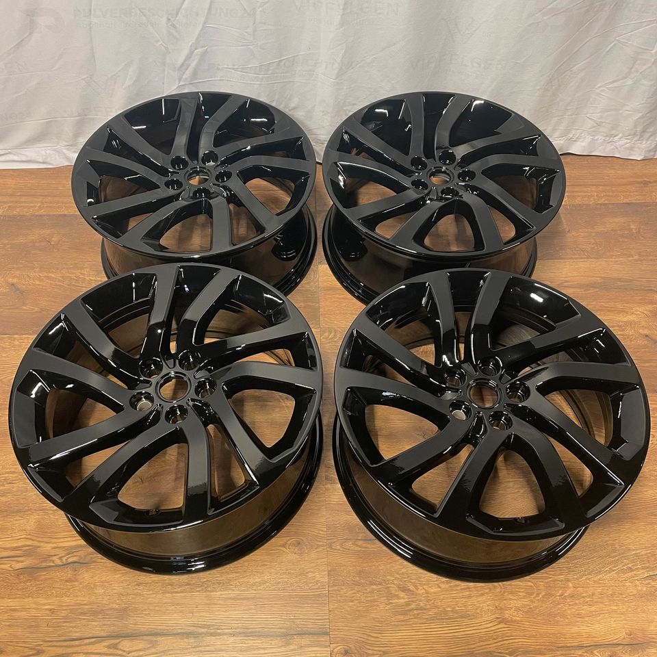 Originale 20 Zoll Range Rover Discovery 5 Alufelgen HY32-1007-AE Felgen Leichtmetallfelgen schwarz glänzend (weitere Farben möglich)