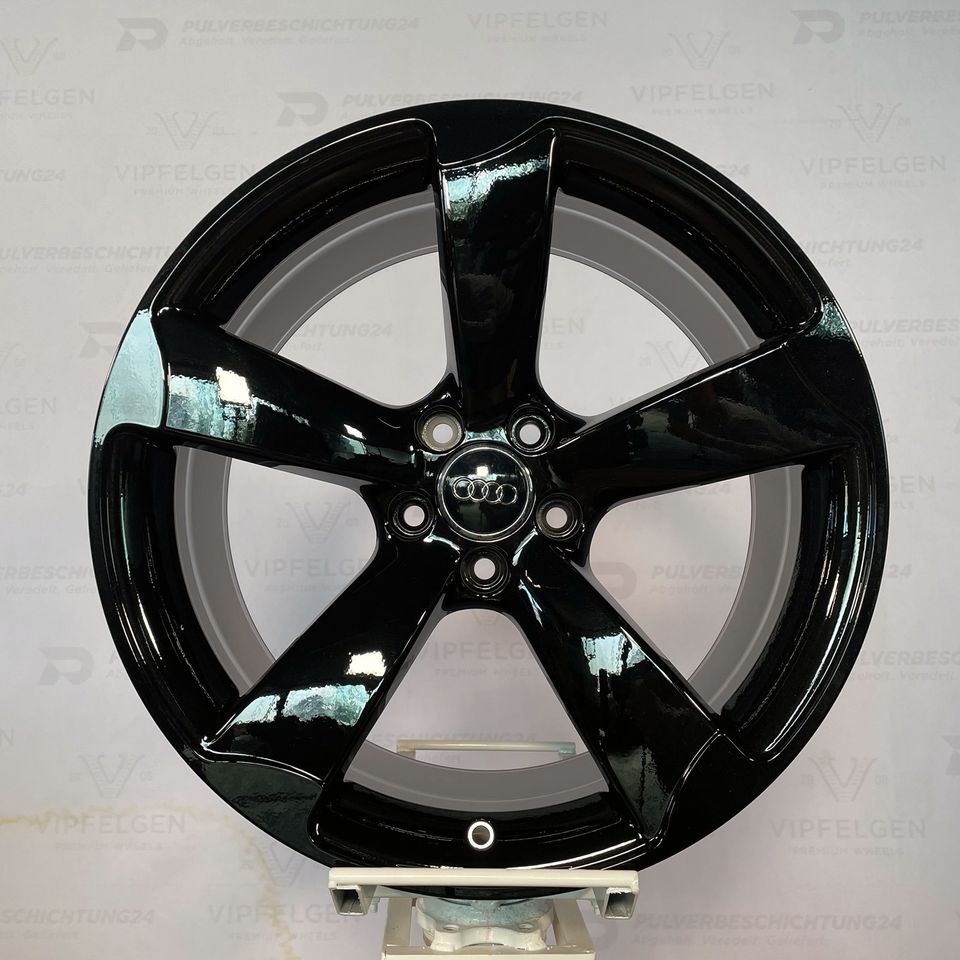 Originale 19 Zoll Audi RS3 8P Rotor Alufelgen 5x112 Leichtmetallfelgen Felgen schwarz glänzend (weitere Farben möglich)