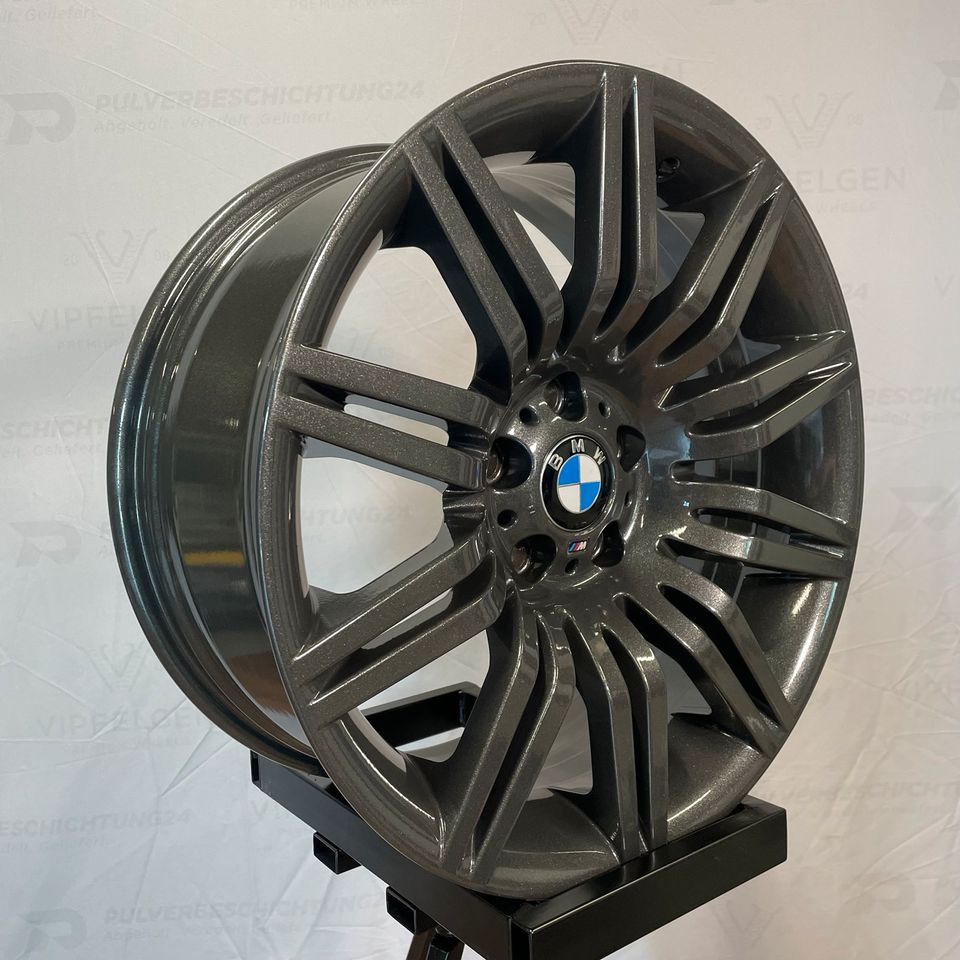 Originale 19 Zoll BMW 5er E60 Styling M172 M-Paket Alufelgen Felgen Leichtmetallfelgen in der Farbe sparkling iron dark (weitere Farben möglich)