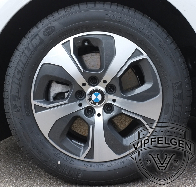 Satz 16" BMW Turbinenstyling 472 2er Active Tourer F45 F46 Leichtmetallfelgen Alufelgen 